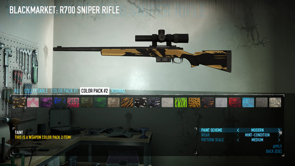 PAYDAY 2: Weapon Color Pack 2