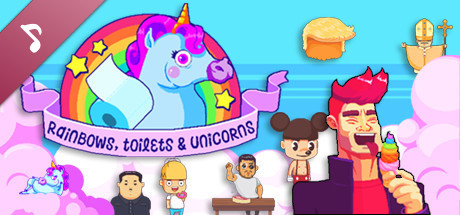 Rainbows, toilets & unicorns Soundtrack banner image