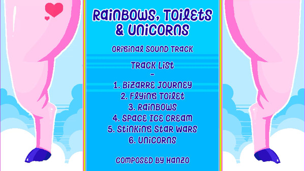 Rainbows, toilets & unicorns Soundtrack