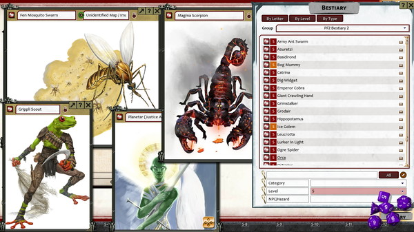 скриншот Fantasy Grounds - Pathfinder 2 RPG - Bestiary 2 3