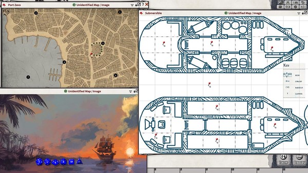 скриншот Fantasy Grounds - The Seas of Vodari 5