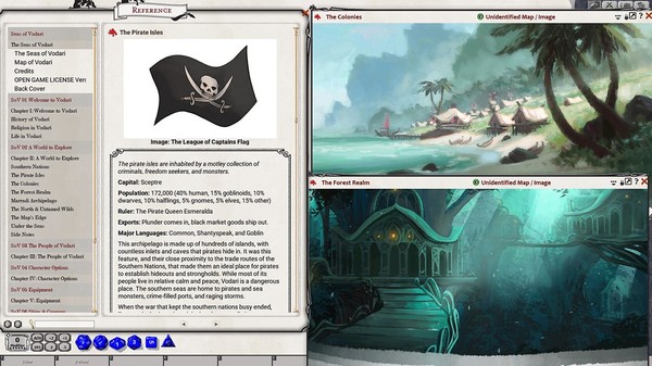 скриншот Fantasy Grounds - The Seas of Vodari 0