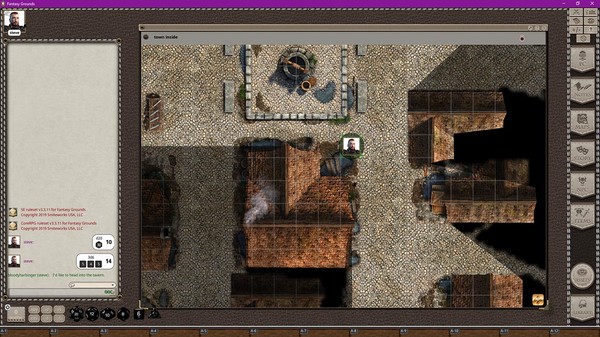 скриншот Fantasy Grounds - Black Scrolls Medieval Fantasy City (Map Tile Pack) 0