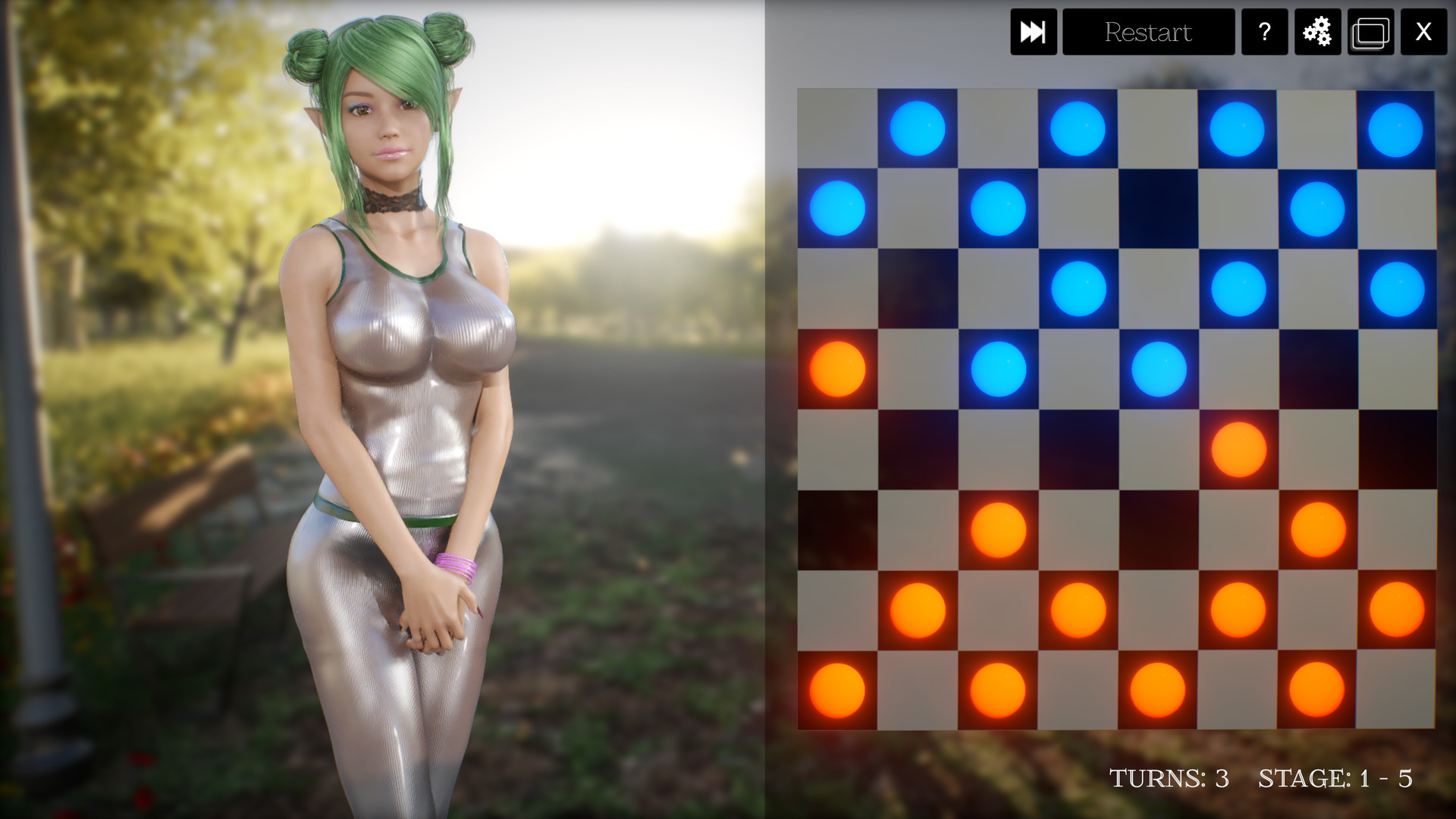 Скидка на 3D Hentai Checkers. Additional Girls 1