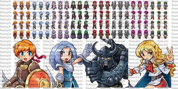 RPG Maker MZ - VX Ace & XP Hero Pack