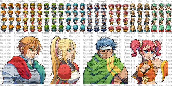 RPG Maker MZ - VX Ace & XP Hero Pack
