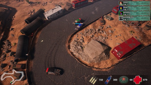 скриншот Barely Racing 4