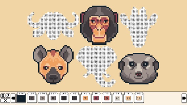 скриншот Coloring Pixels - Safari Pack 0