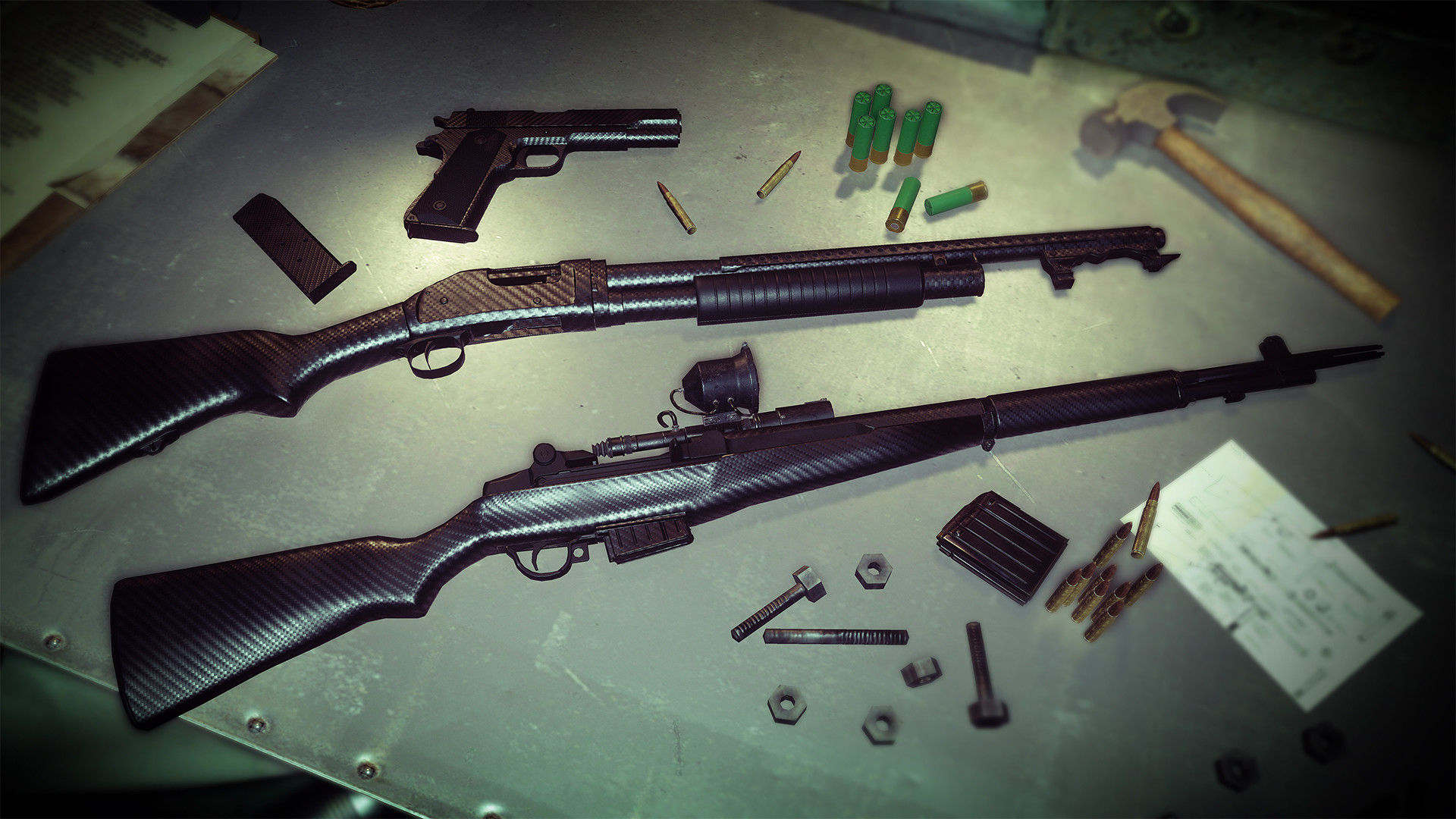 Zombie Army 4: Carbon Weapon Skins Featured Screenshot #1