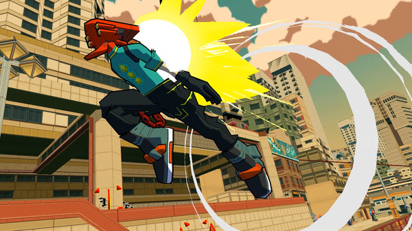 Скриншот из Bomb Rush Cyberfunk