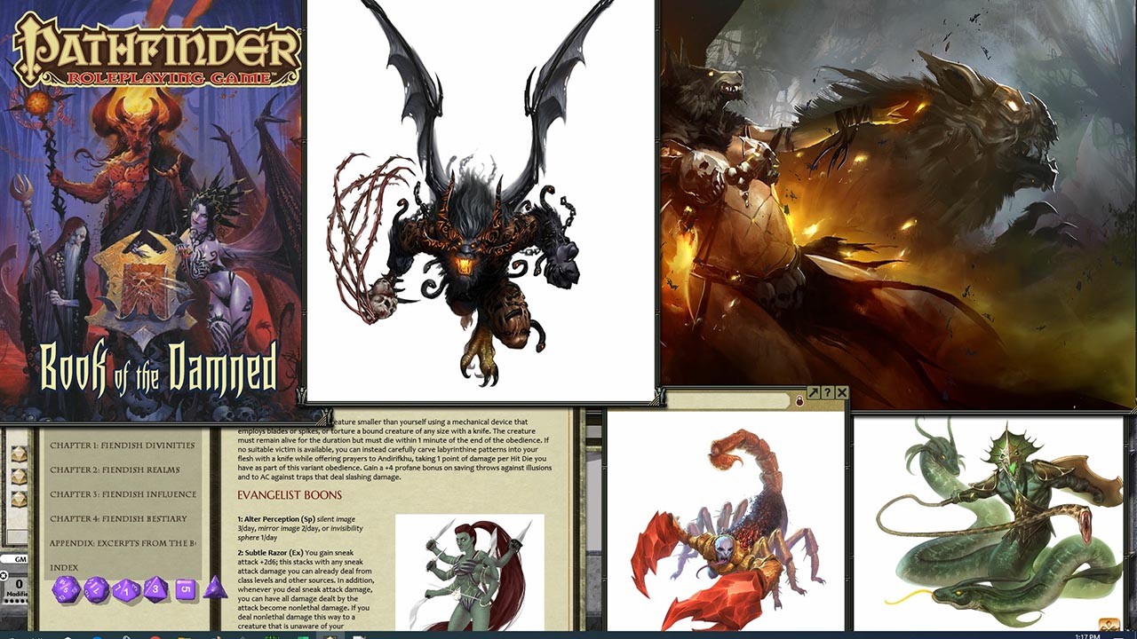 Fantasy Grounds - Pathfinder RPG - Book of the Damned Featured Screenshot #1
