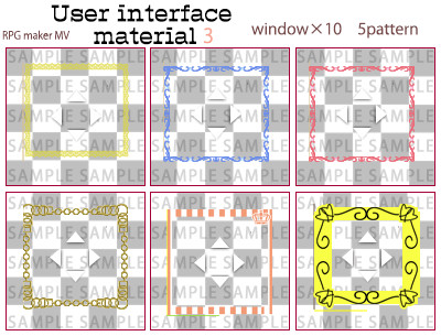RPG Maker MV - User Interface Material 3