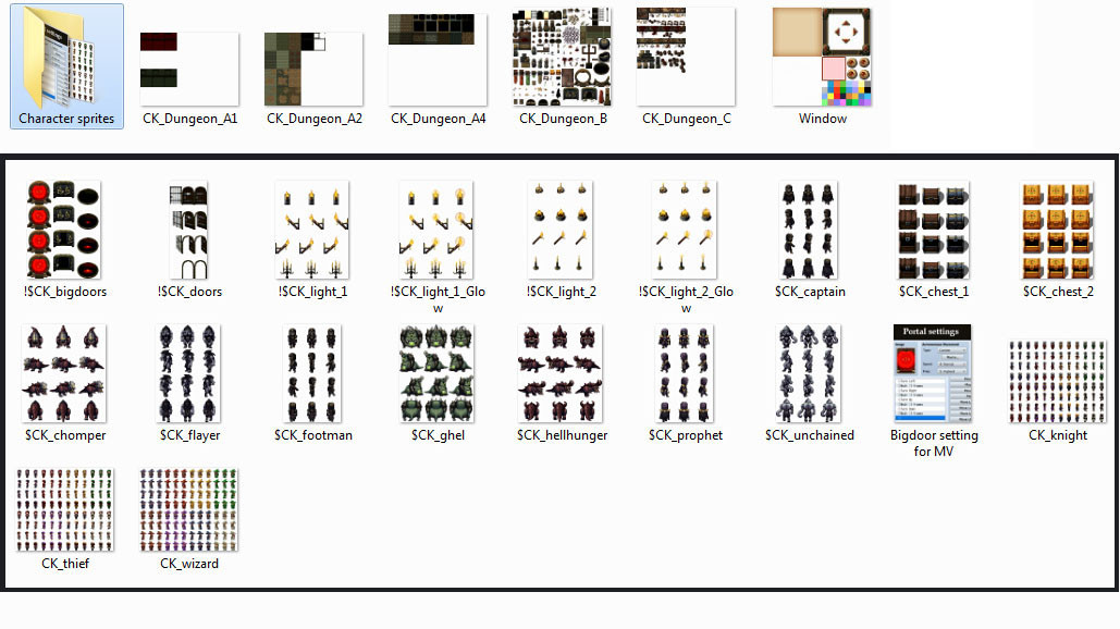 RPG Maker MV - Cursed Kingdoms Dungeon Tiles #6