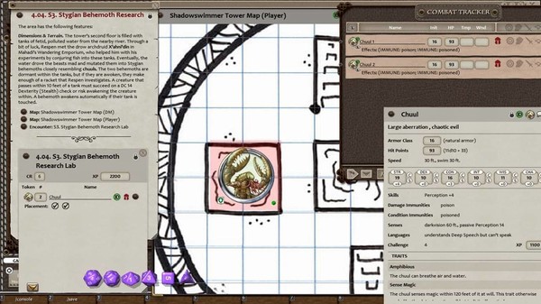 скриншот Fantasy Grounds - D&D Adventurer's League 09-07 The Diabolical Dive 4