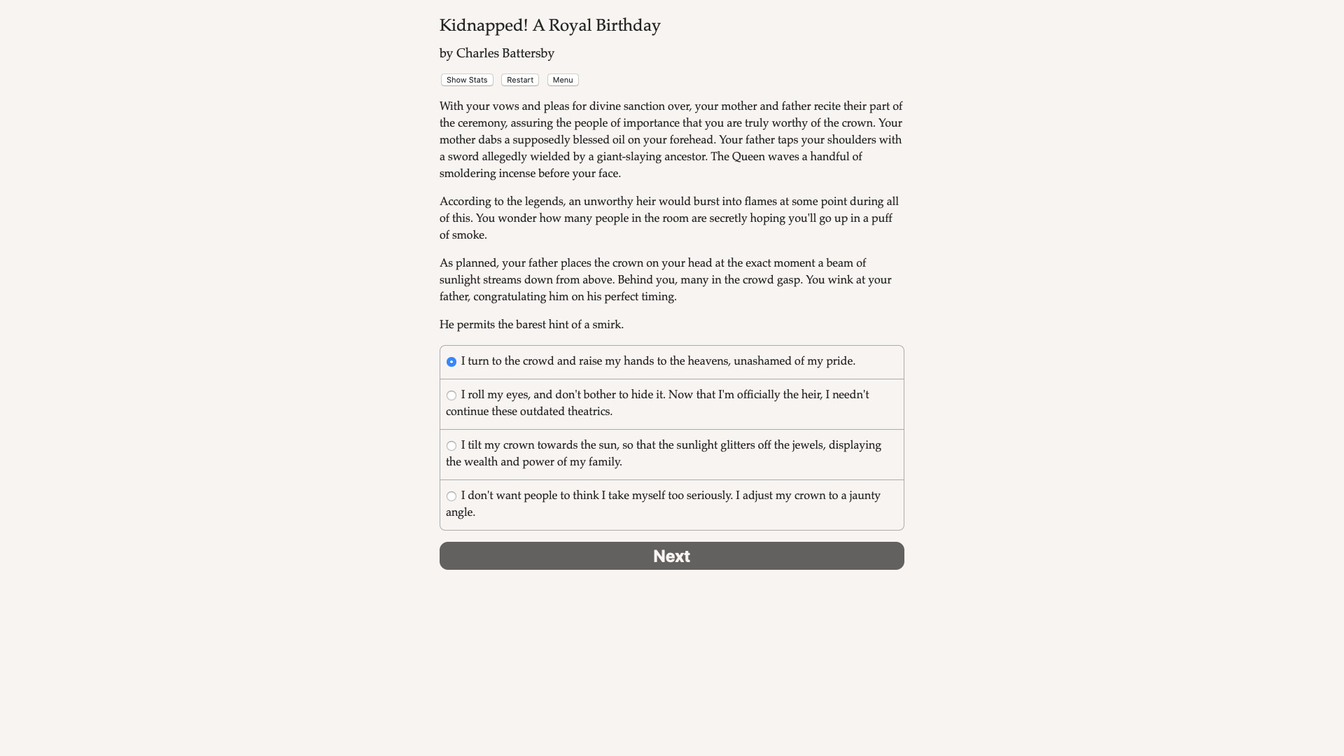 Kidnapped! A Royal Birthday Demo #3