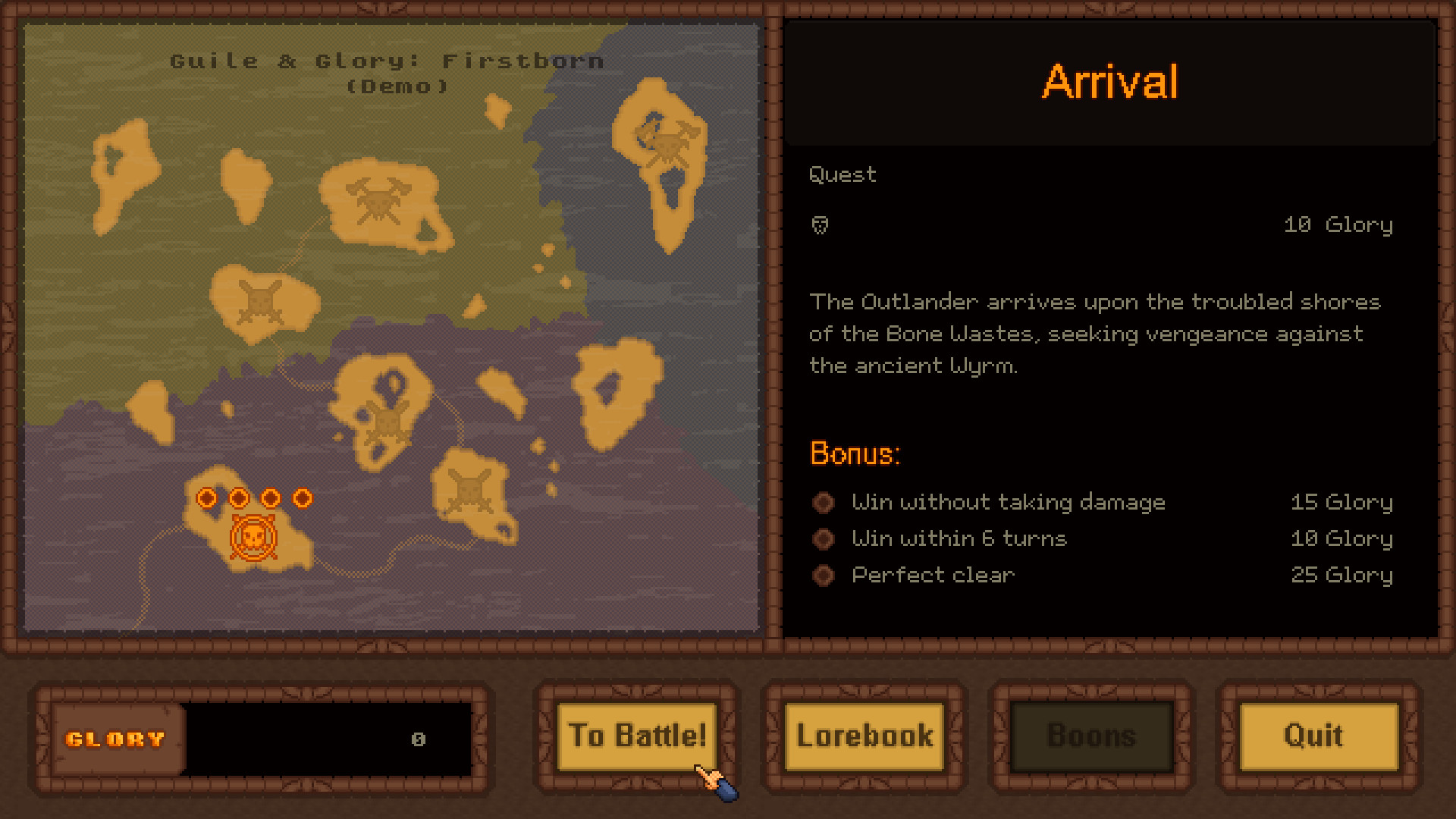 Guile & Glory: Firstborn Demo #0