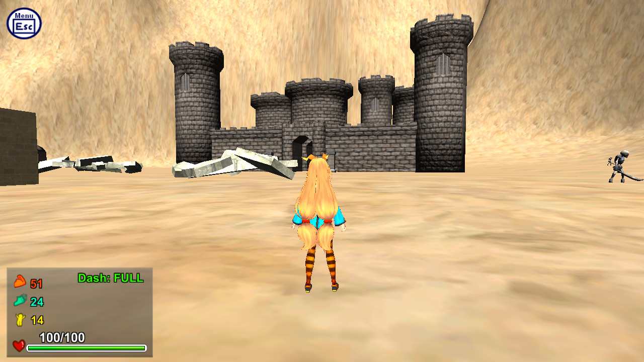 Attack of the Gigant Zombie vs Unity chan Demo #5