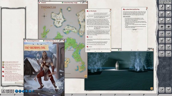 скриншот Fantasy Grounds - The Growing Evil 1