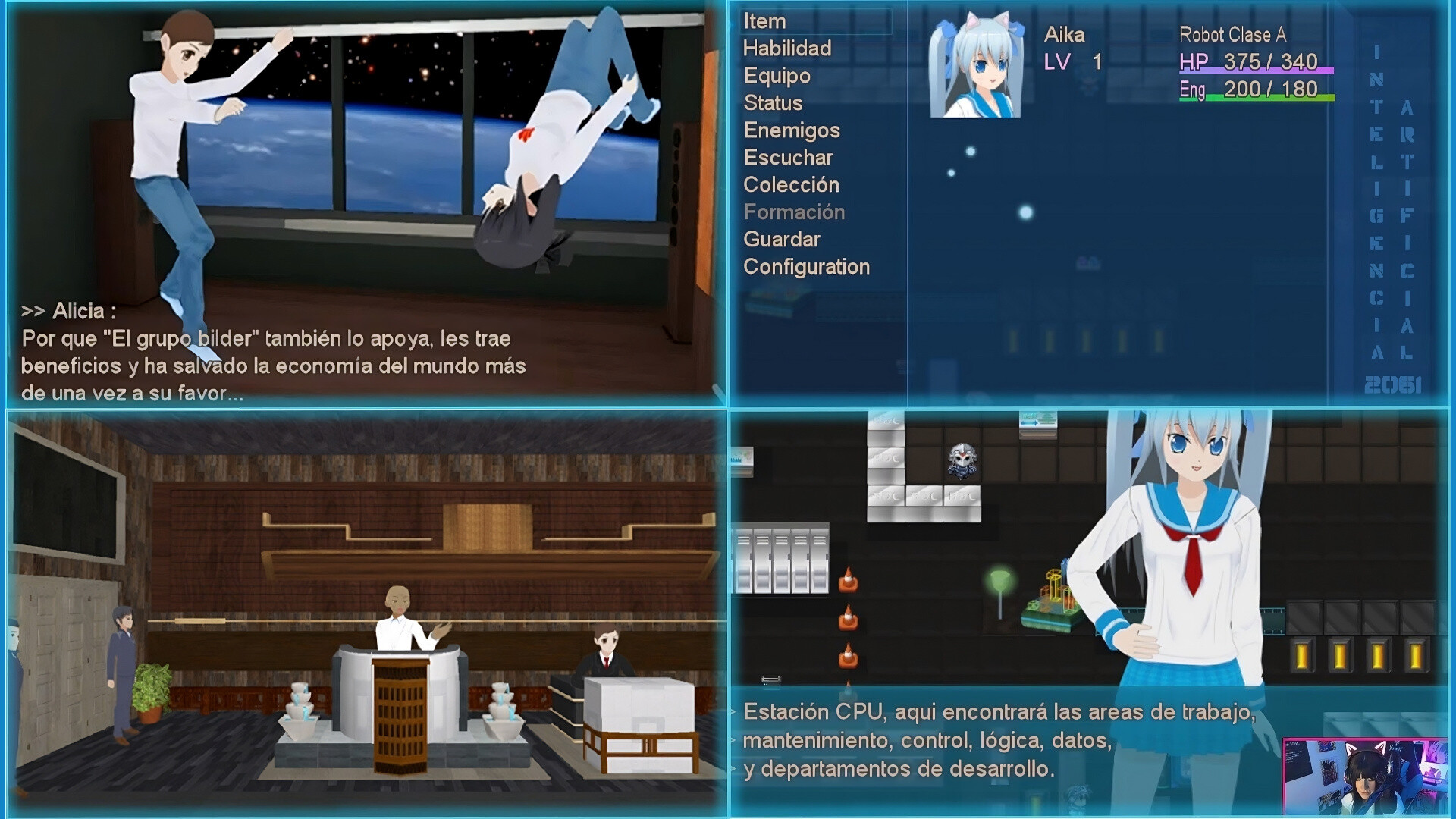 Artificial Life 2061: Cybersys - Diva Of The VRworld, Babel Project: 