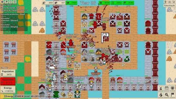 MiniMap Kingdom game for Linux 1