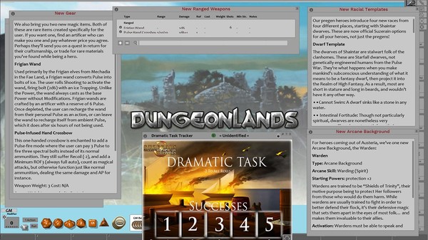 скриншот Fantasy Grounds - Dungeonlands JumpStart 0