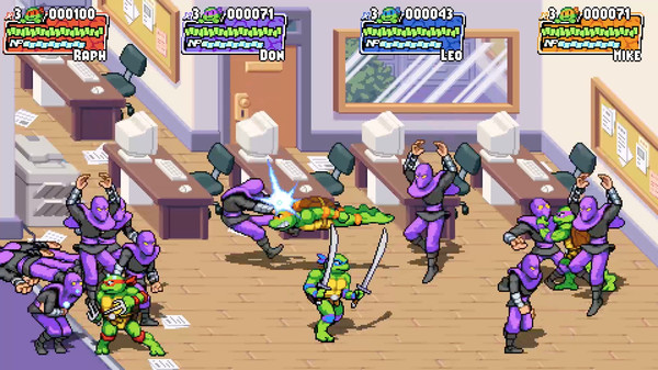 Скриншот из Teenage Mutant Ninja Turtles: Shredder's Revenge