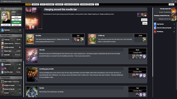 cyberpunkdreamsfor windows and Linux 1