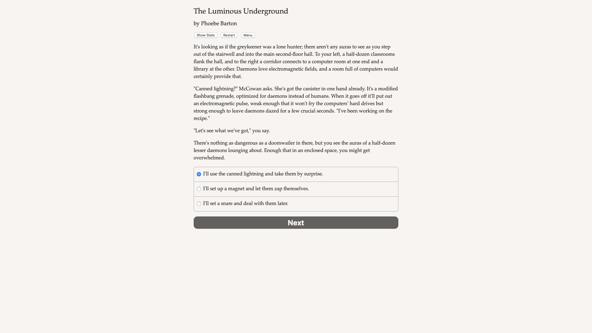 The Luminous Underground Demo #0