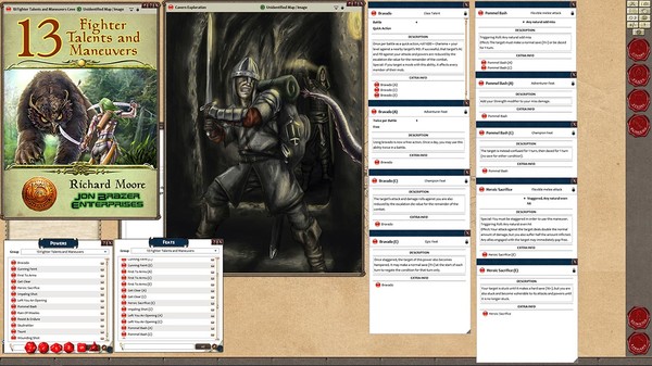 скриншот Fantasy Grounds - 13 Class Options Bundle 0