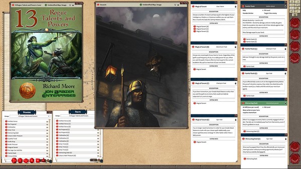 скриншот Fantasy Grounds - 13 Class Options Bundle 1