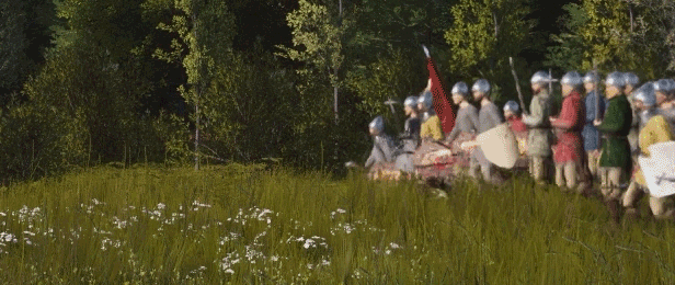 Średniowieczne bitwy w grze Manor Lords