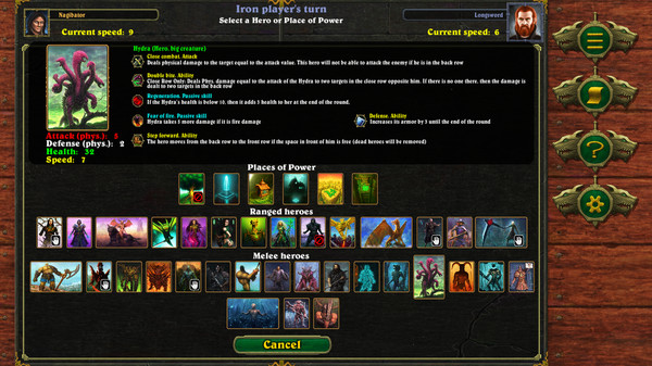 Скриншот из Heroes of Zaruban