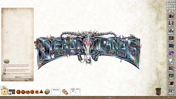 скриншот Fantasy Grounds - Deadlands Lost Colony 4