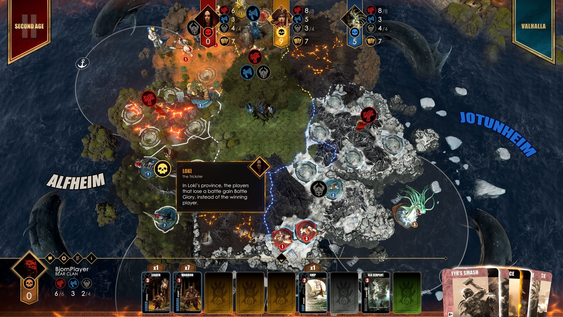 pic Bloodrage Pc Platiforms blood rage digital edition gods of asgard