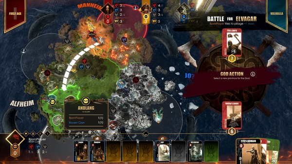 скриншот Blood Rage: Digital Edition - Gods of Asgard 3