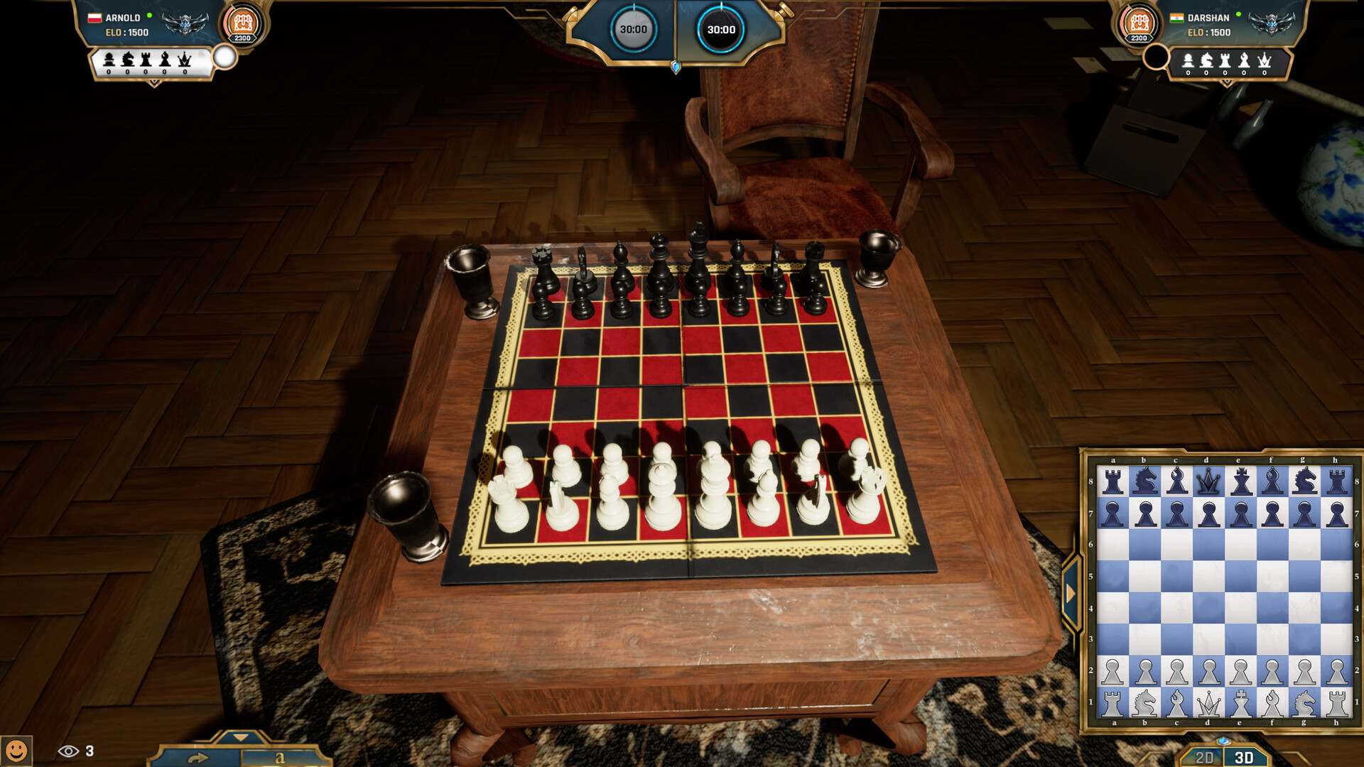 Aplicativo Real Chess para jogar xadrez 3D! 