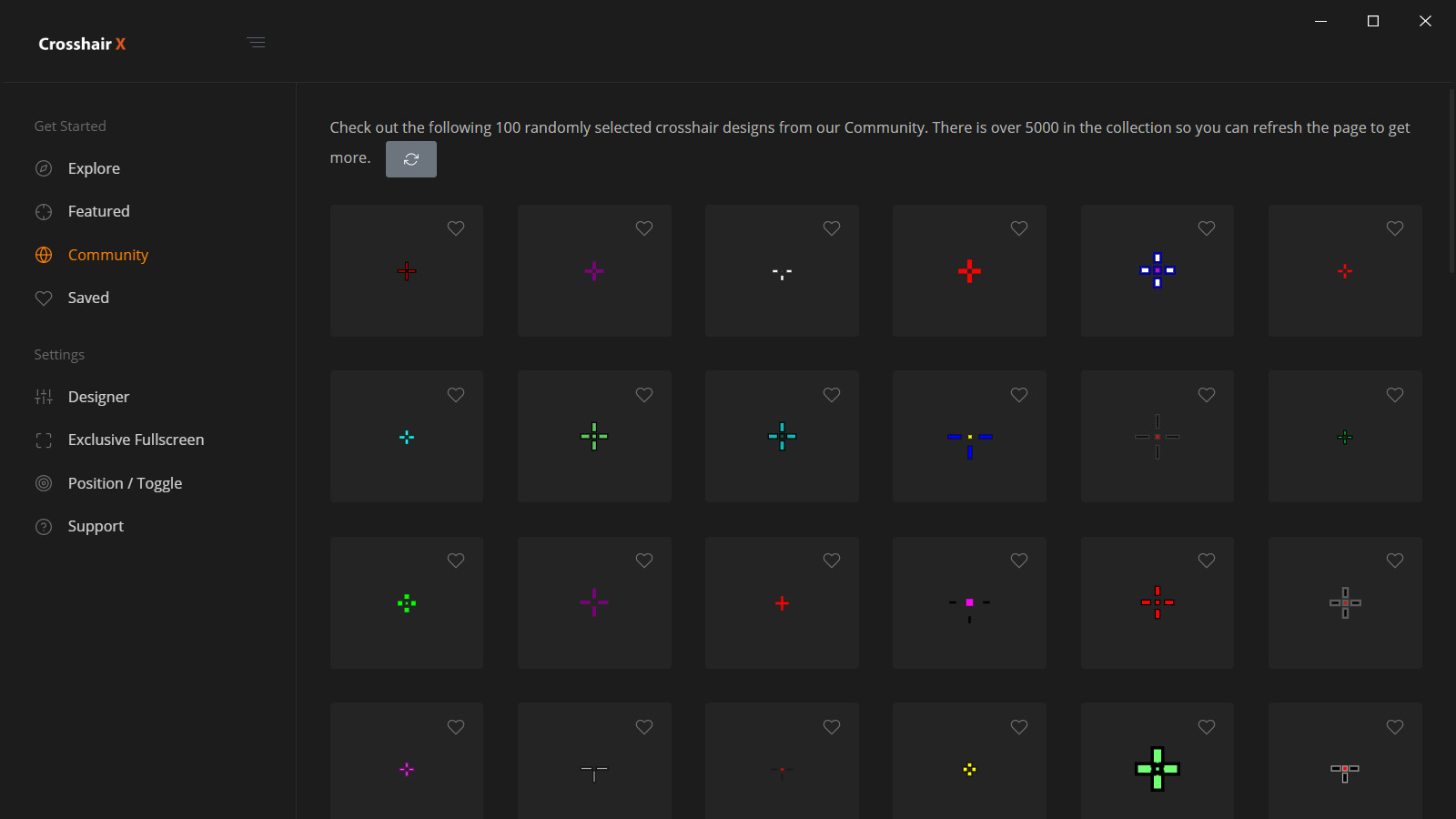 crosshair x extension