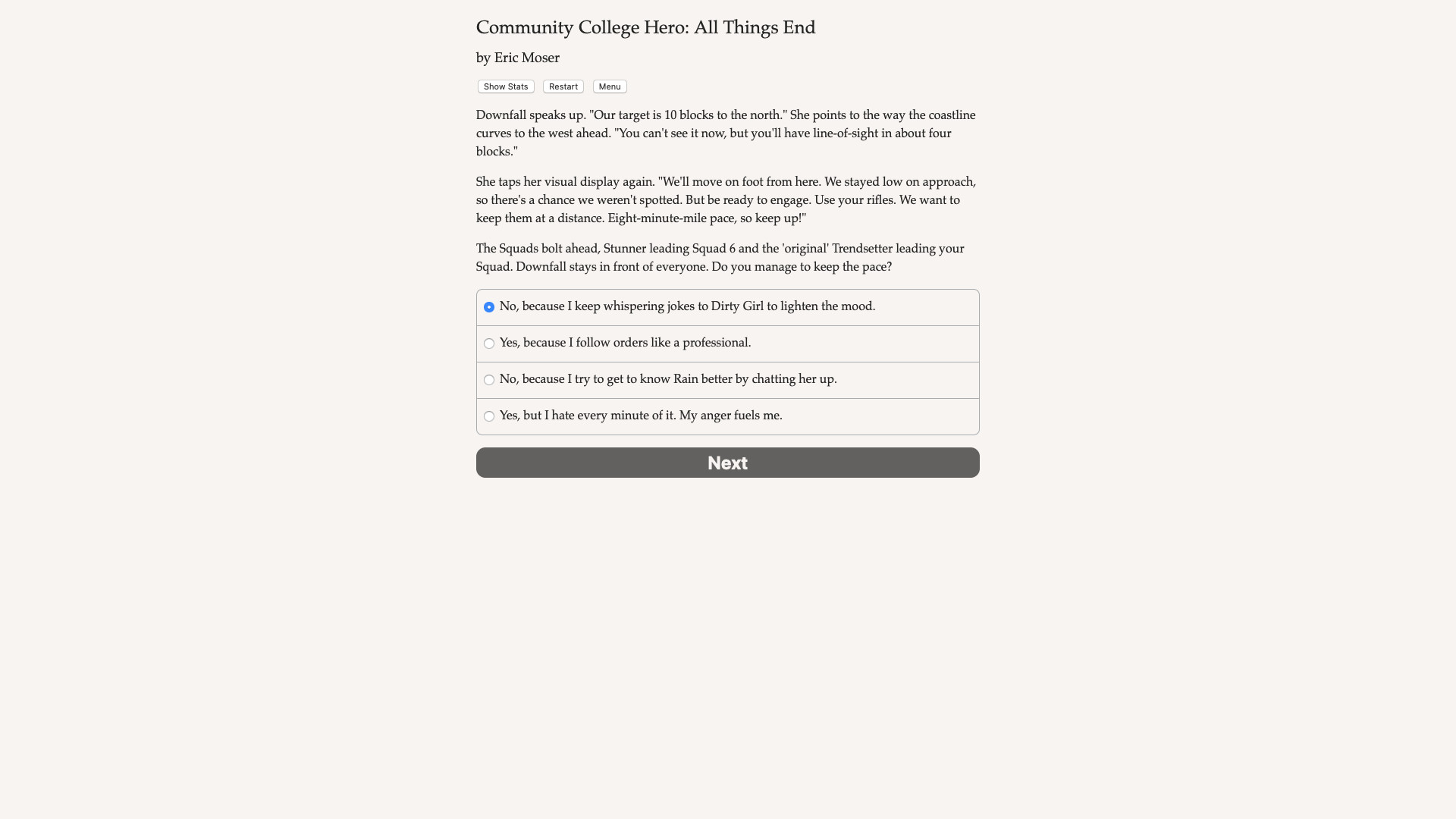 Community College Hero: All Things End #2