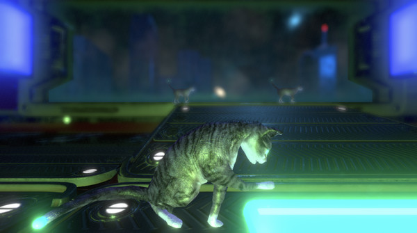 скриншот Neon Cyborg Cat Club 0