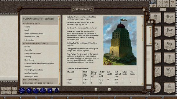 скриншот Fantasy Grounds - Ultimate Strongholds 0