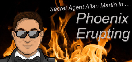 Secret Agent Allan Martin in ... Phoenix Erupting banner