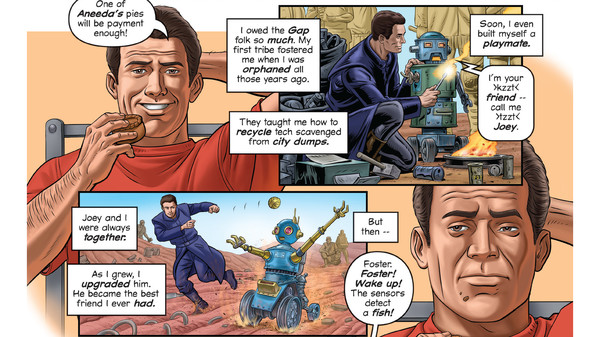 Beyond a Steel Sky Prologue Comic Book for steam
