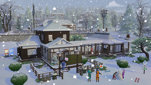 скриншот The Sims 4 Snowy Escape Expansion Pack 2
