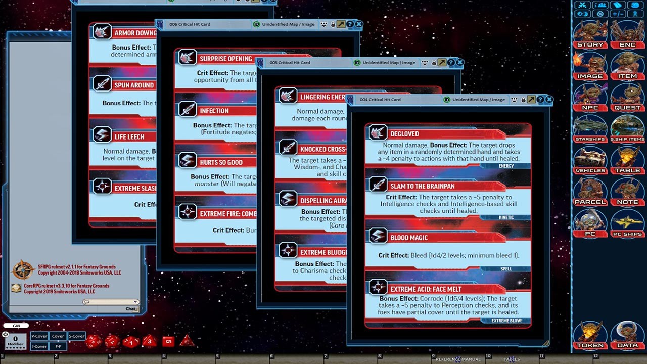 Fantasy Grounds Starfinder Rpg Starfinder Critical Hit Deck En Steam Fantasy Grounds Starfinder Rpg Starfinder Critical Hit Deck En Steam