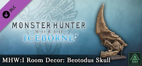Monster Hunter World: Iceborne - MHW:I Decoração do Quarto: Crânio de Beotodus