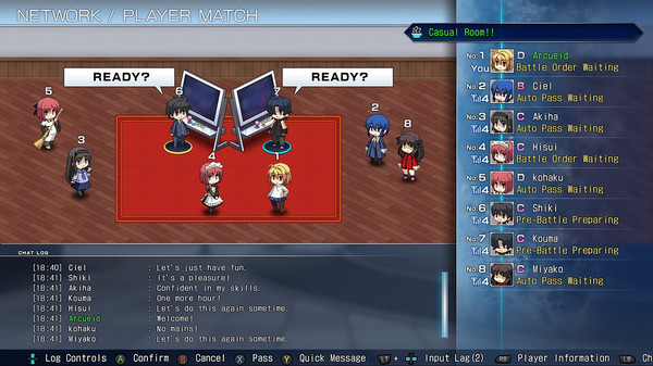 MELTY BLOOD: TYPE LUMINA screenshot