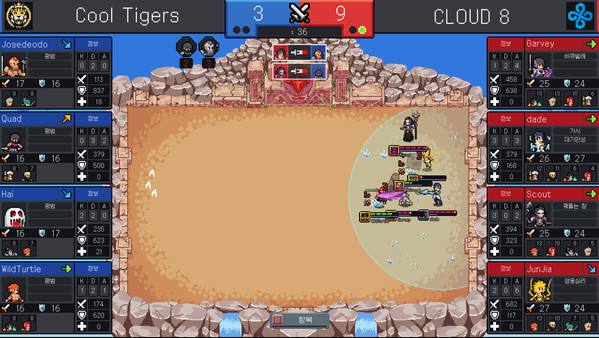 Скриншот из Teamfight Manager