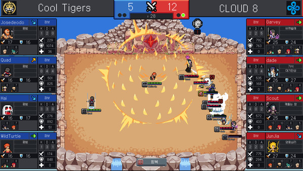 Скриншот из Teamfight Manager