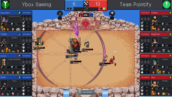 Teamfight Manager game for windows Pc 1