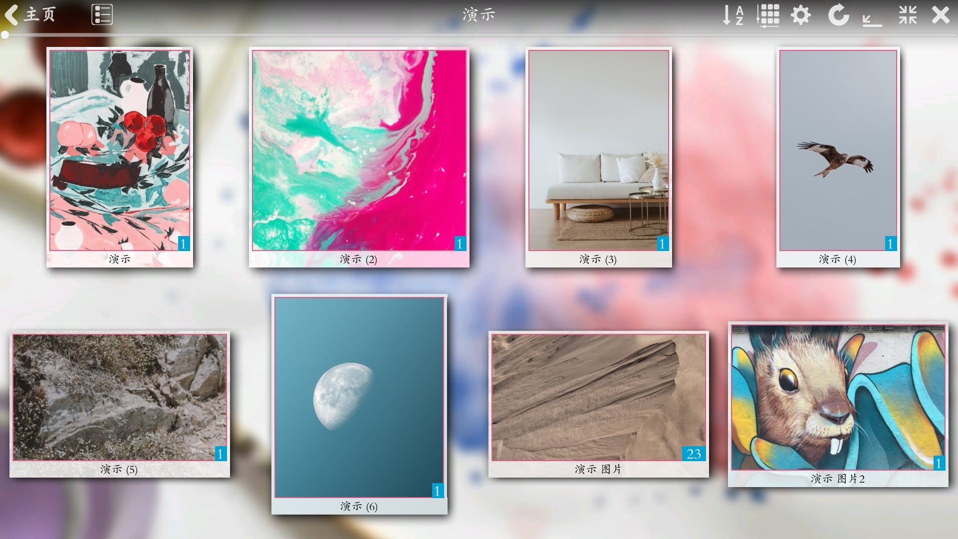 Comic&Picture Shelf Demo #2